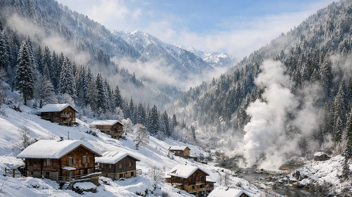 Kışın Ayder: Kar, Termal Keyfi ve Bembeyaz Doğa
